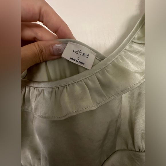 Aritzia wilfred slip dress light green - Picture 4 of 5